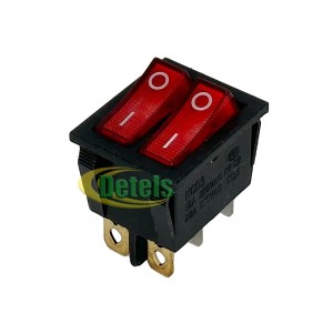 Кнопка включения двухклавишная KCD3 16A 250V для бойлера Thermex, Electrolux, Garanterm Кнопка включения двухклавишная KCD3 16A 250V для бойлера Thermex, Electrolux, Garanterm